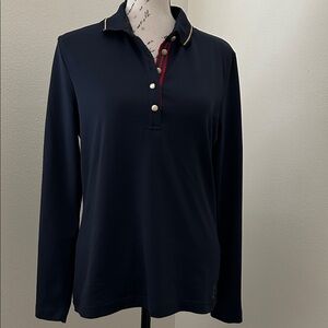 Golfino Navy Long Sleeve Golf Shirt